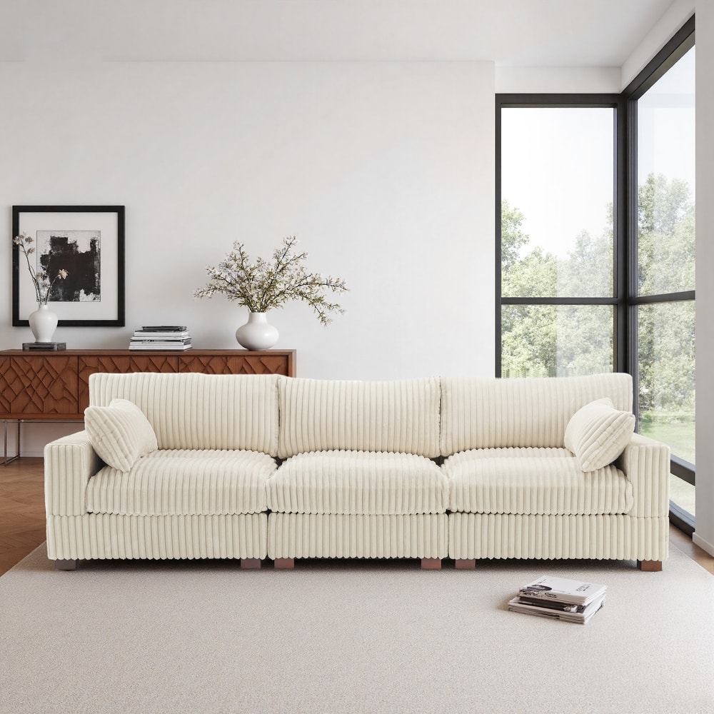 U-shaped Modular Sectional Set Upholstered Sofa Couch