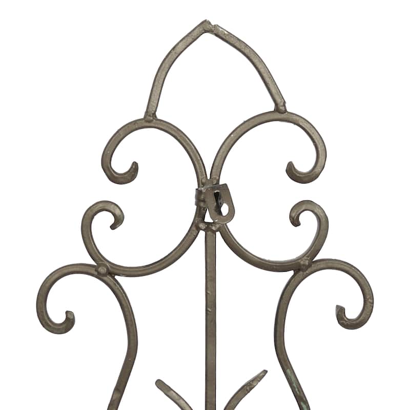Metal Scroll Wall Decor - Brown - Roche River Decor