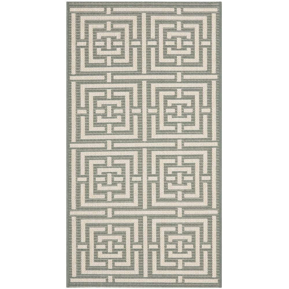 SAFAVIEH Courtyard Errica Indoor/ Outdoor Waterproof Patio Backyard Rug