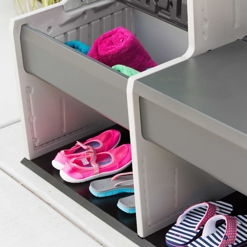 Lifetime Home and Garage Grey Plastic Storage Locker