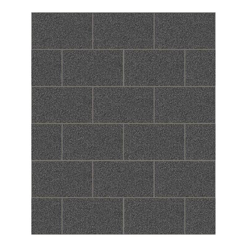 Advantage Neale Black Subway Tile Wallpaper - 20.5 x 396 x 0.025