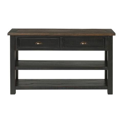 The Gray Barn Downington Solid Pine 2-drawer Sofa Console Table