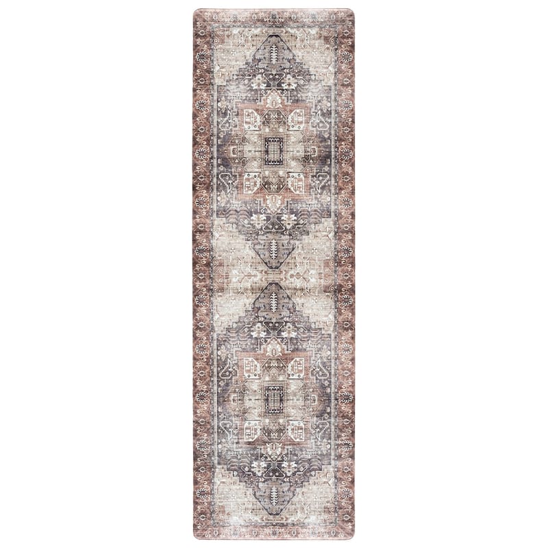 SAFAVIEH Kitchen Mat Liubita Non-Slip PVC Kitchen Floor Area Rug