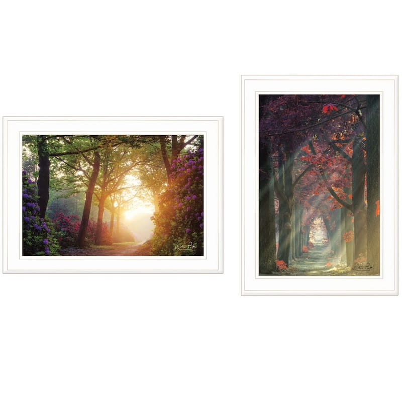 TrendyDecor4U Traditional "Path of Happiness" 2-Piece Vignette by Martin Podt