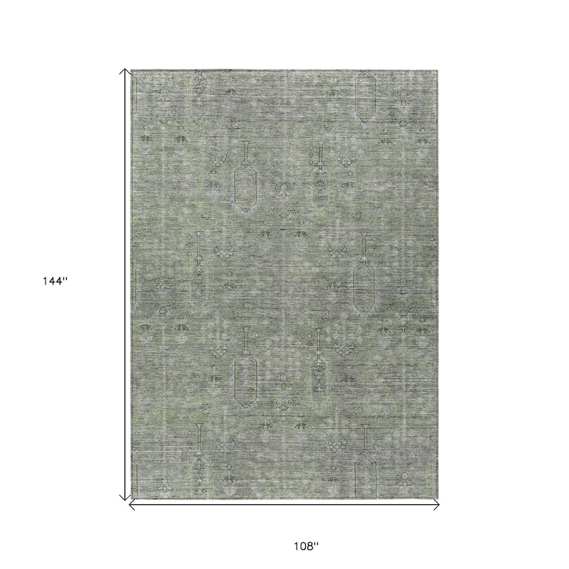 HomeRoots Southwestern Transitional Rectangle Outdoor Rug