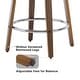 preview thumbnail 151 of 187, 26"/29" Swivel Counter Height Bar Stools, Counter Stools w/ Bentwood Legs