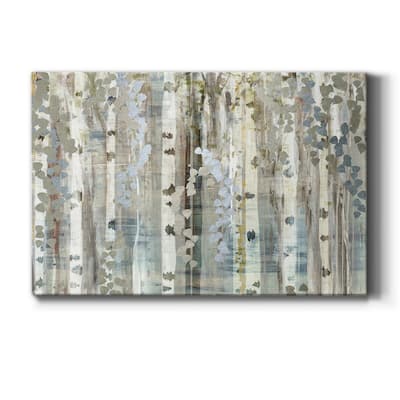 Birch Wood Meadow Premium Gallery Wrapped Canvas - Ready to Hang