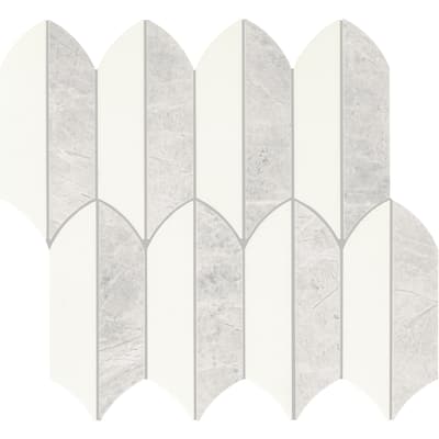 Daltile Eclessia Marble Natural Stone Feather Mosaic Polished (10 PCS Per Carton) (10.10 SQFT Per Carton)