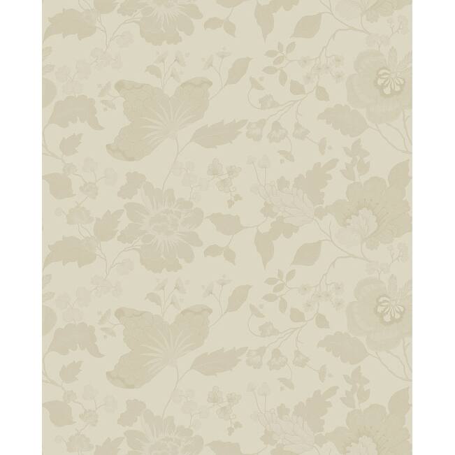 Sirpi Vittoria Cream Floral Wallpaper - 20.5 x 396 x 0.025