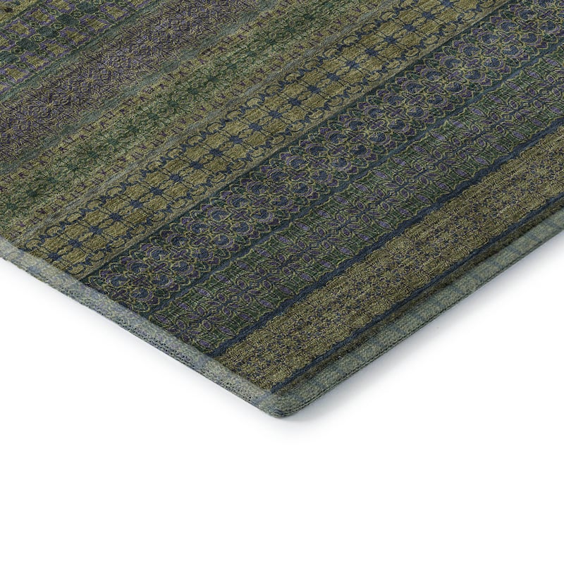 Premium Washable Super Soft Boho Stripes Mayfield Rug