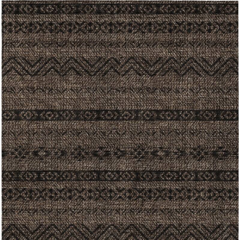 HomeRoots Southwestern Transitional Rectangle Outdoor Rug