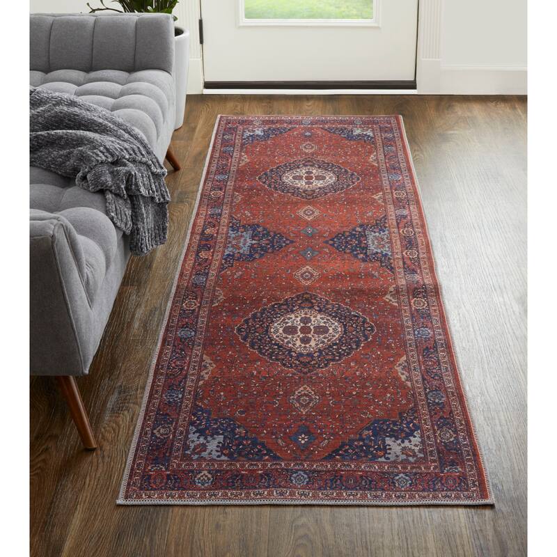 Birchlawn R39HD Medallion Transitional Area Rug