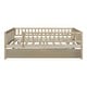 preview thumbnail 70 of 70, Wood Daybed with Trundle and Fence Guardrails