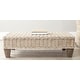 safavieh leary natural wicker bench