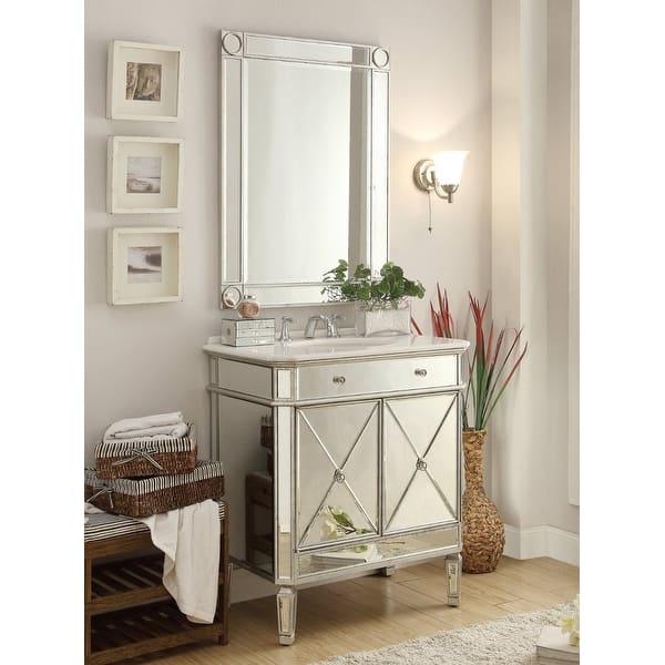 Keene 28inch Wall Mirror 28 x 38" 28 x 38" Bed Bath & Beyond