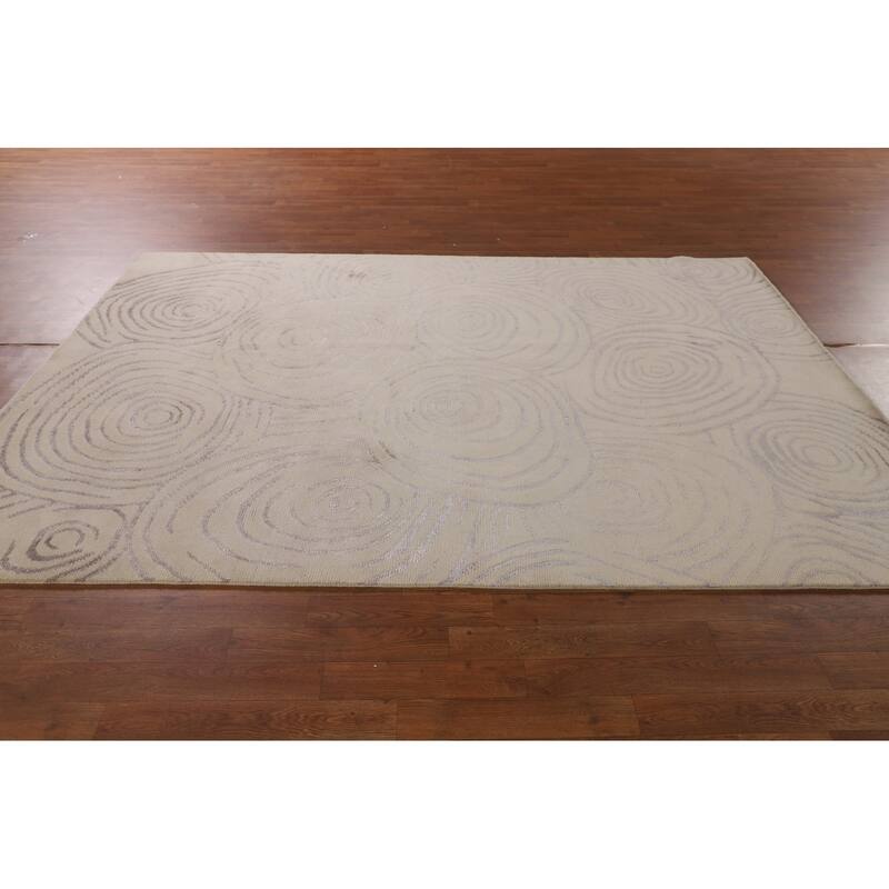 Gabbeh Oriental Area Rug Hand-Knotted Wool Carpet - 5'11" x 8'7"