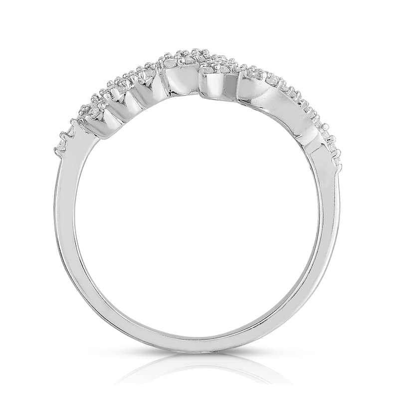 1/4 Cttw Natural Diamond 10KT White Gold Ring