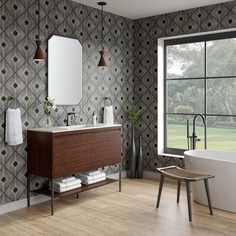 James Martin Vanities 805-V47.3-MB-GW Mantova 48" Single Basin Poplar