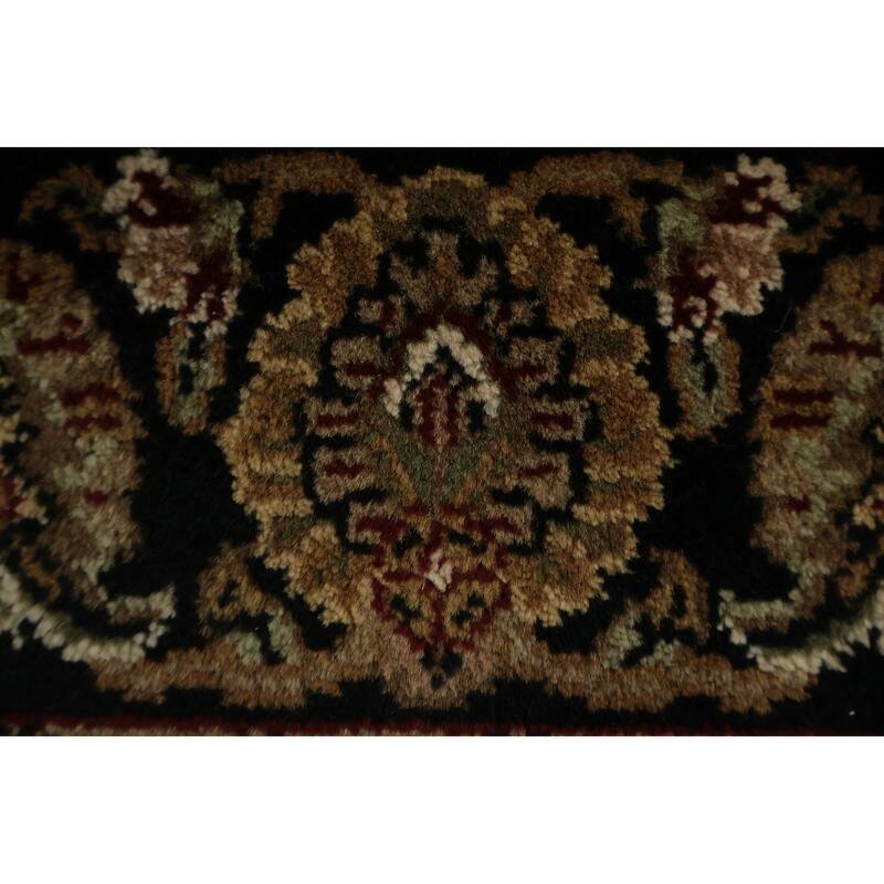 Hand Knotted Oriental 100% Wool Carpet Traditional Floral Red Agra Area Rug - 6' 0'' X 4' 1''