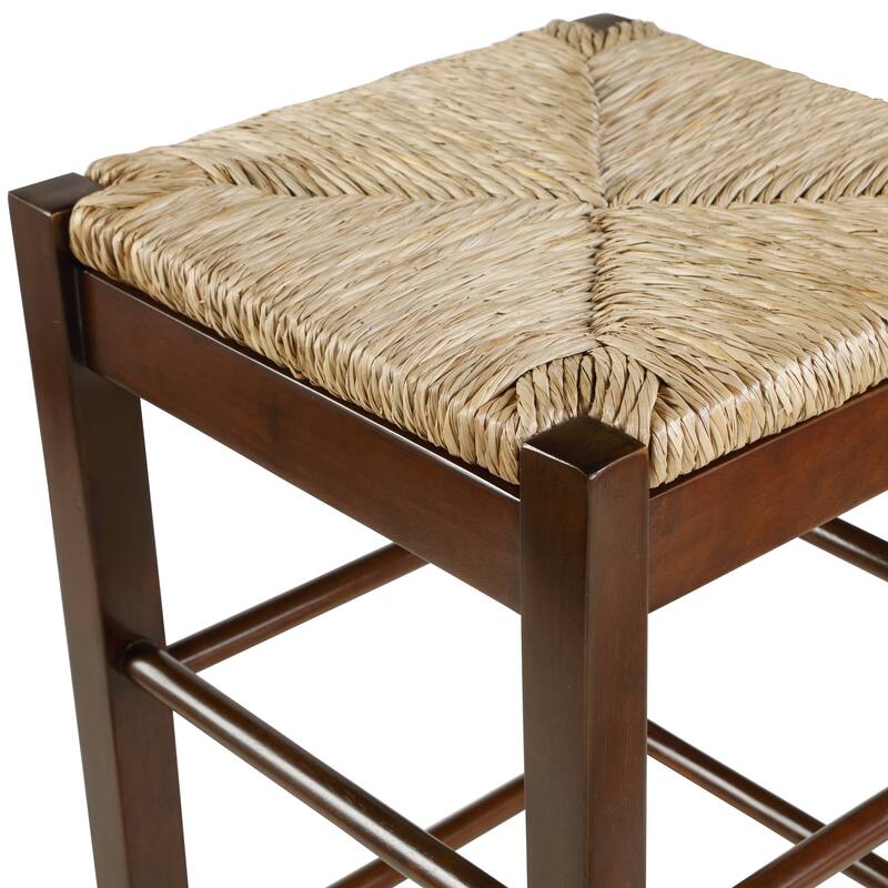 Slaot Woven 29-inch Square Bar Stool