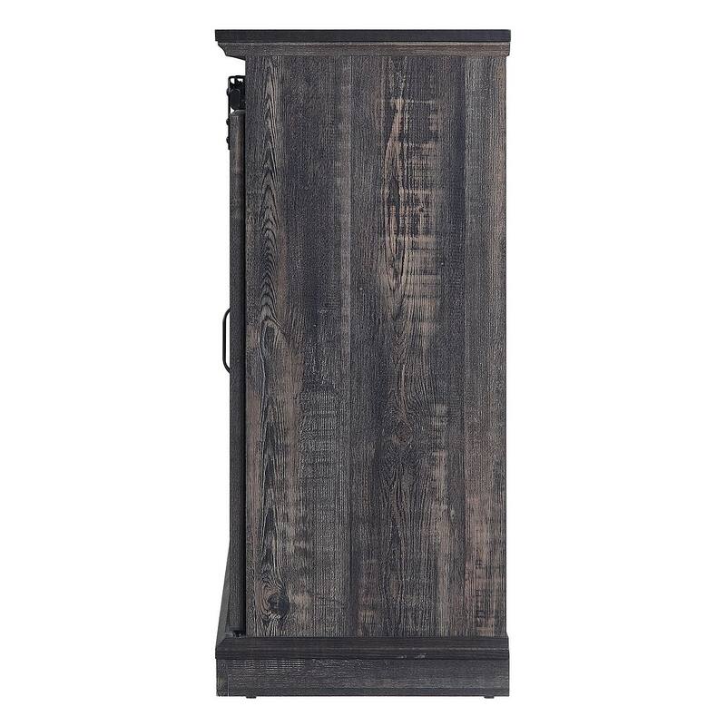 Myrtle 60 In. Fireplace Sliding Doors Media Console
