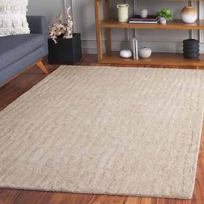 SAFAVIEH Handmade Ebony Evgeneia Modern & Contemporary Wool Rug