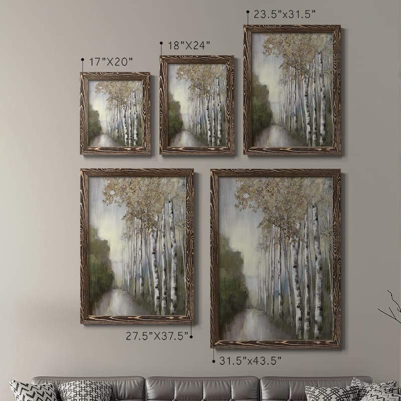 Woodland Walk Neutral-Premium Framed Canvas - Ready to Hang