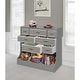 preview thumbnail 3 of 16, Storage Station with Eight Baskets and Three Bins grey