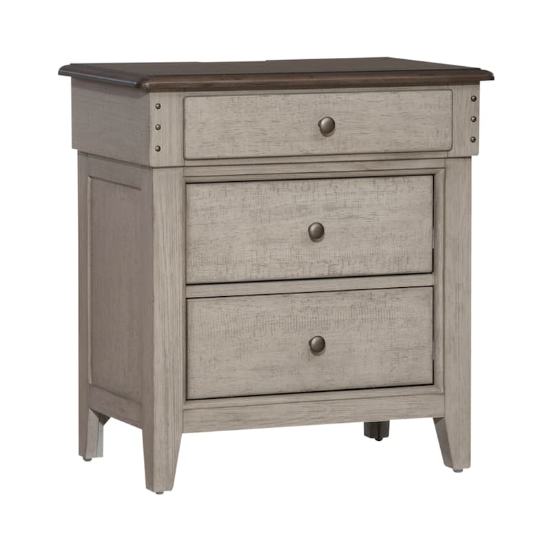 Liberty Furniture Ivy Hollow Storage Bed, Dresser & Mirror, Chest, Night Stand - King, Queen