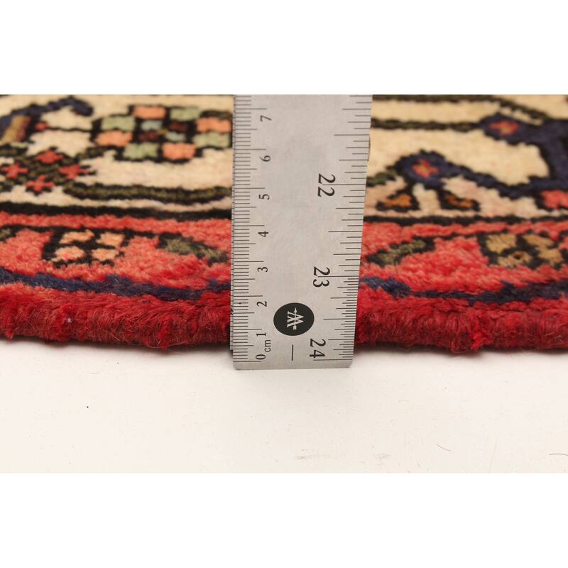ECARPETGALLERY Hand-knotted Andelz Red Wool Rug - 3'8 x 5'5