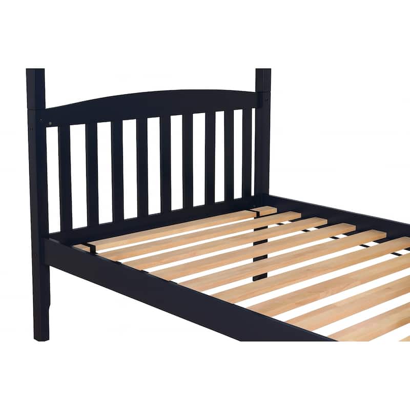 Somette Claire Twin Bunk Bed with Storage Drawers and Tray (Mattresses Not Included)