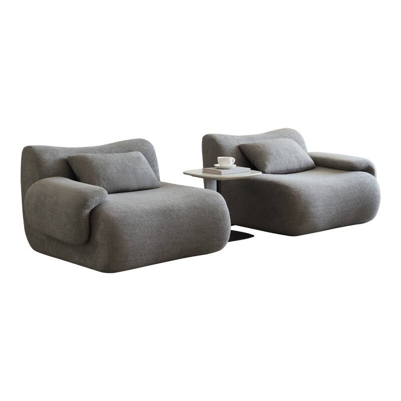 Ergonomics Loveseat Sofa with Curved Deep Seat