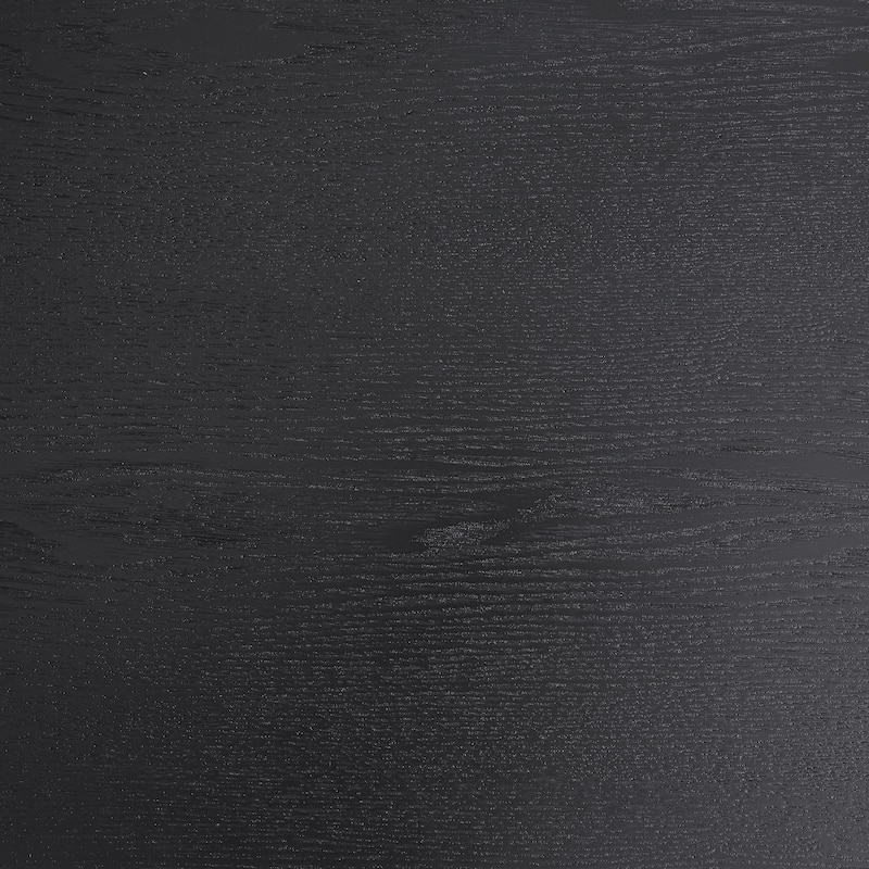 Modern Coffee Table Simple Coffee Table Stylish Coffee Table with Walnut Table Top and Black Table Legs, for Living Room
