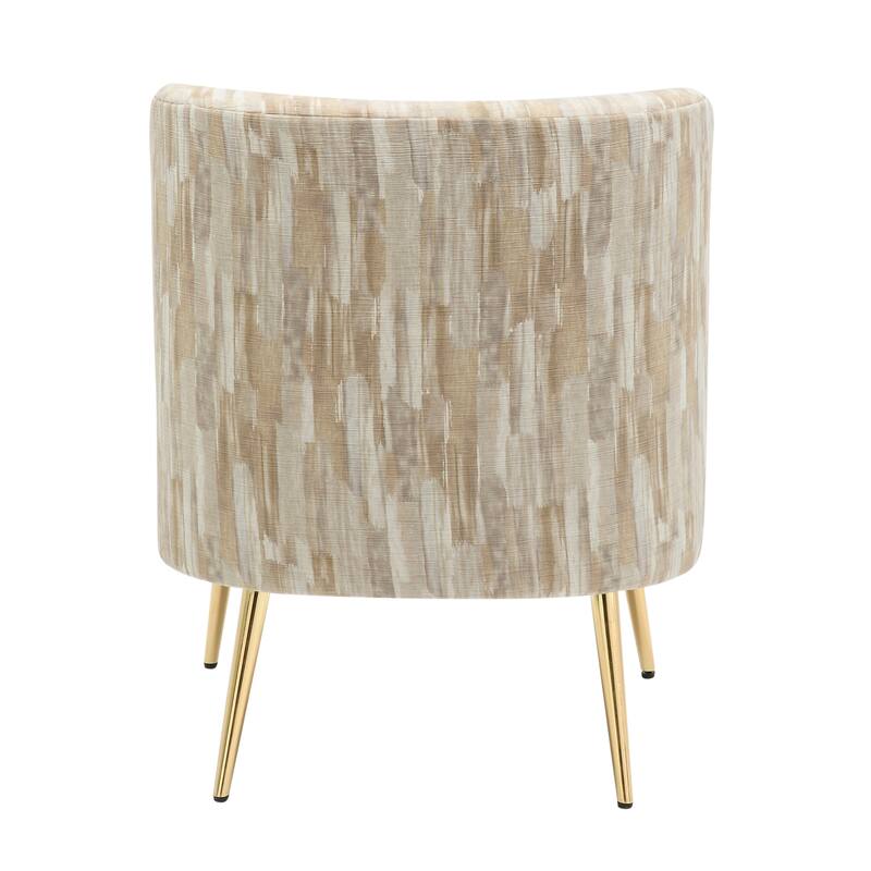 Silver Orchid Harding Slipper Chair