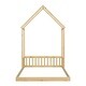 preview thumbnail 22 of 22, Full Roof Framed Headboard Floor Bed