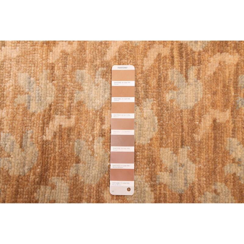 ECARPETGALLERY Hand-knotted Mystique Brown Wool Rug - 10'2 x 13'2