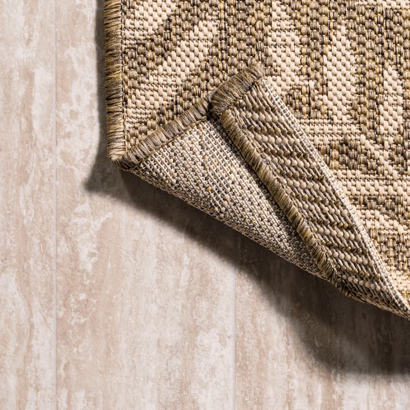 JONATHAN Y Galon Palm Frond Indoor/Outdoor Area Rug