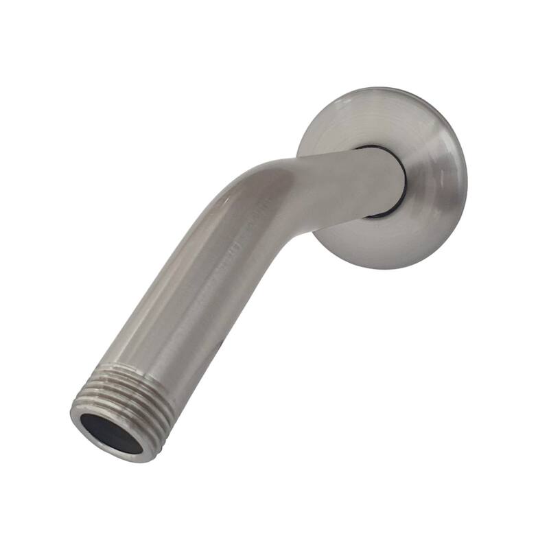 Kingston Brass AquaElements 6-Inch Shower Arm with Flange - Brushed Nickel