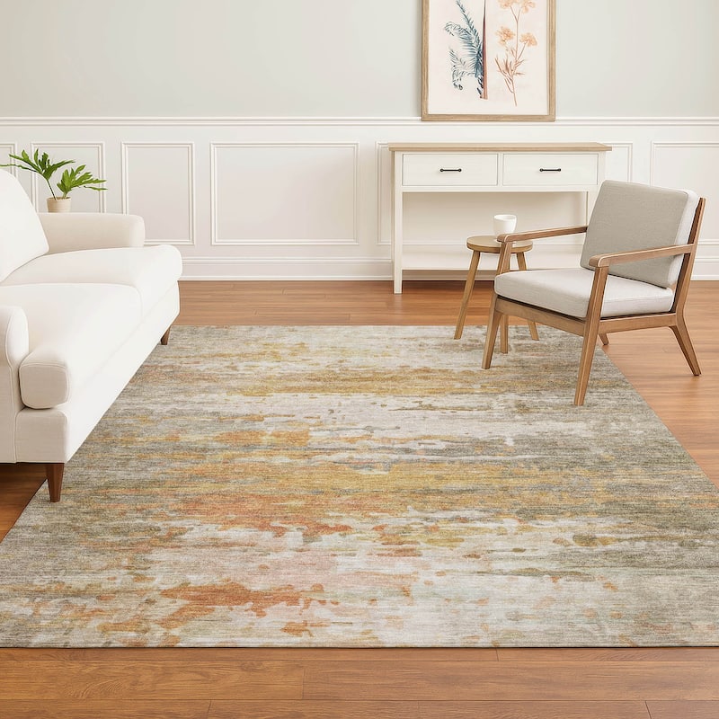 Premium Washable Super Soft Abstract Ombre Mayfield Rug