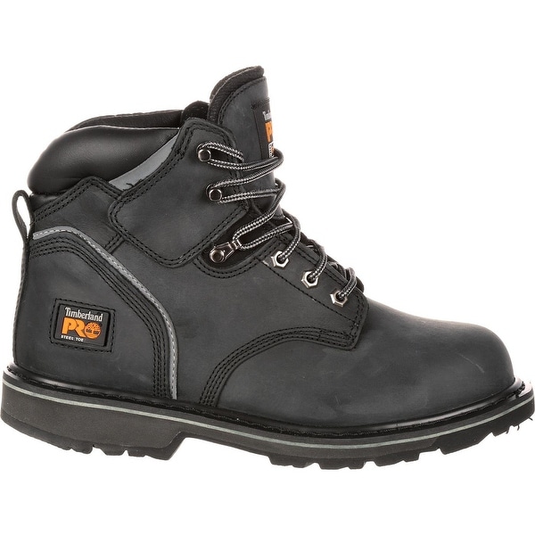timberland black steel toe work boots