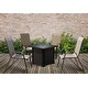 preview thumbnail 1 of 6, 5 Piece Fire Pit Dining Set