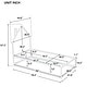preview thumbnail 28 of 46, Toddler Floor Bed with Fences, House-shaped Headboard and Chimney, Twin Size No Slats Platform Bed for Kids Boys Girls