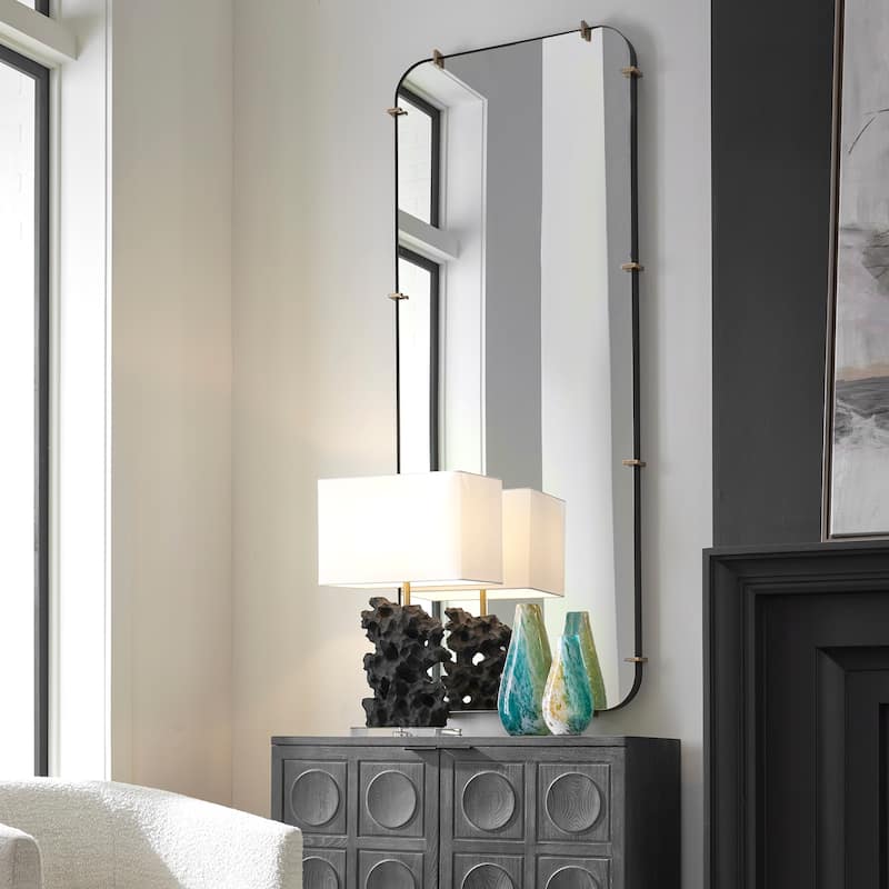 Uttermost Pali Industrial Dressing Mirror - 73.5'' H X 29.375'' W X 2.5'' D