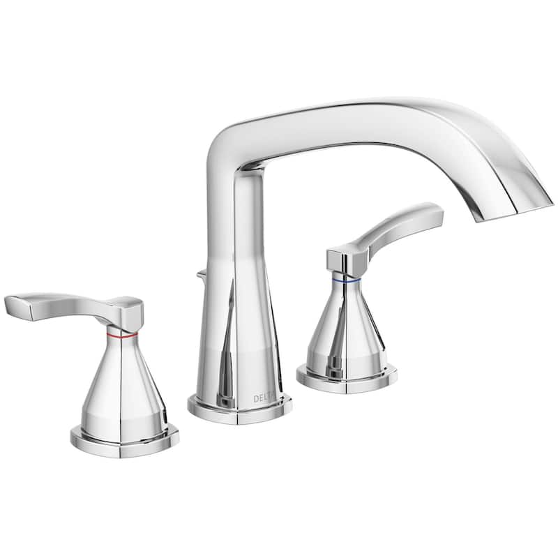 Delta Stryke Deck Mounted Roman Tub Filler with Lever Handles