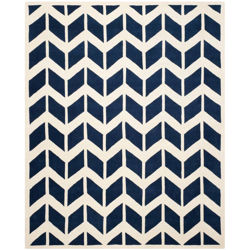 SAFAVIEH Handmade Chatham Aloyse Modern Wool Rug