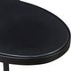 preview thumbnail 5 of 3, Uttermost Jessenia Black Marble Accent Table - 18"W x 23"H x 12"D