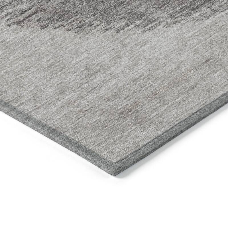 HomeRoots Geometric Transitional Rectangle Outdoor Rug