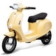 preview thumbnail 1 of 24, Electric Motorcycle for Big Kids, 24V 350W Kids Ride on Moped Beige