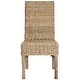 preview thumbnail 5 of 10, SAFAVIEH Dining Rural Woven Beacon Unfinished Natural Wicker Dining Chairs (Set of 2) - 18.5" x 18.5" x 38.1"