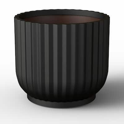 Enhanced Interior Round Concrete Plant Pot Flower Planter